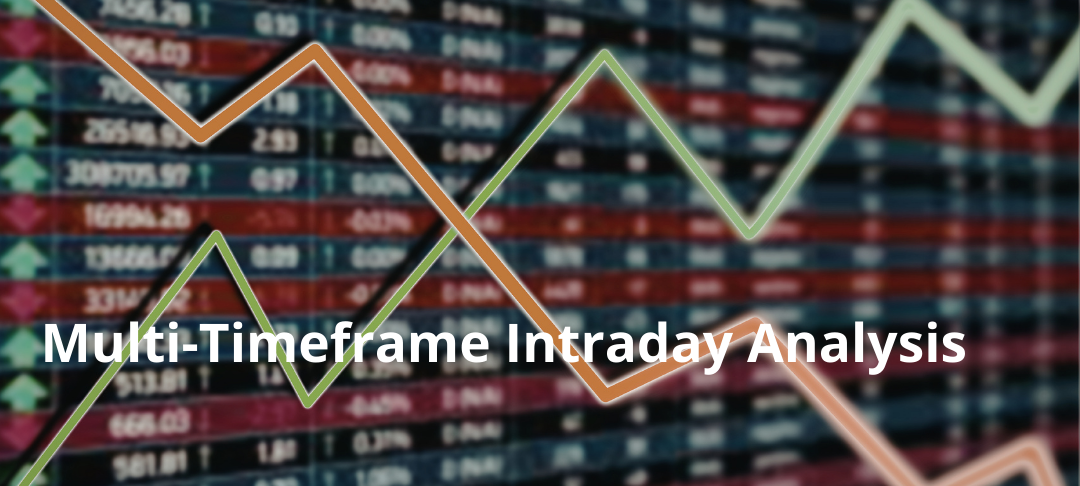 Comparison between weekly structure and intraday price dynamics in multi-timeframe analysis for market context reading